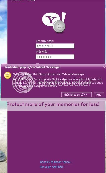 help Me YAHOO vào nick không được - 1