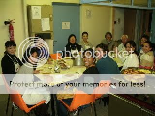 The best part of the cooking class: dinner!