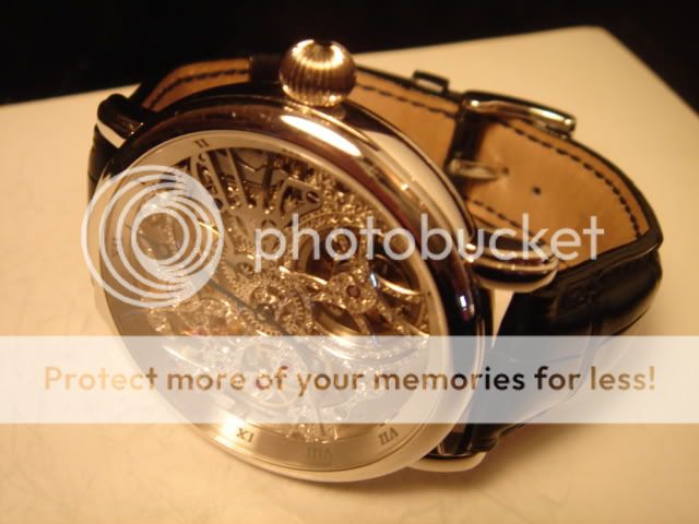 VERY RARE ULYSSE NARDIN SKELETON IN PLATINUM....ONLY 38 EVER MADE