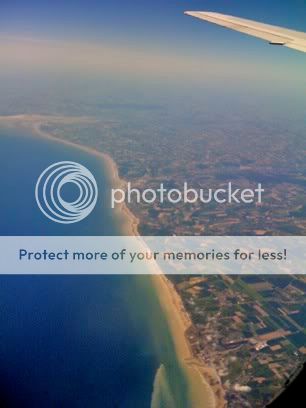 Over the beaches of Normandy